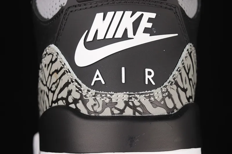 All categories Air Jordan Jordan series basketball shoes Air Jordan 3 J version Air Jordan 3 Retro Black Cement (2018) AJ3 Joe 3 replica black cement 854262-001